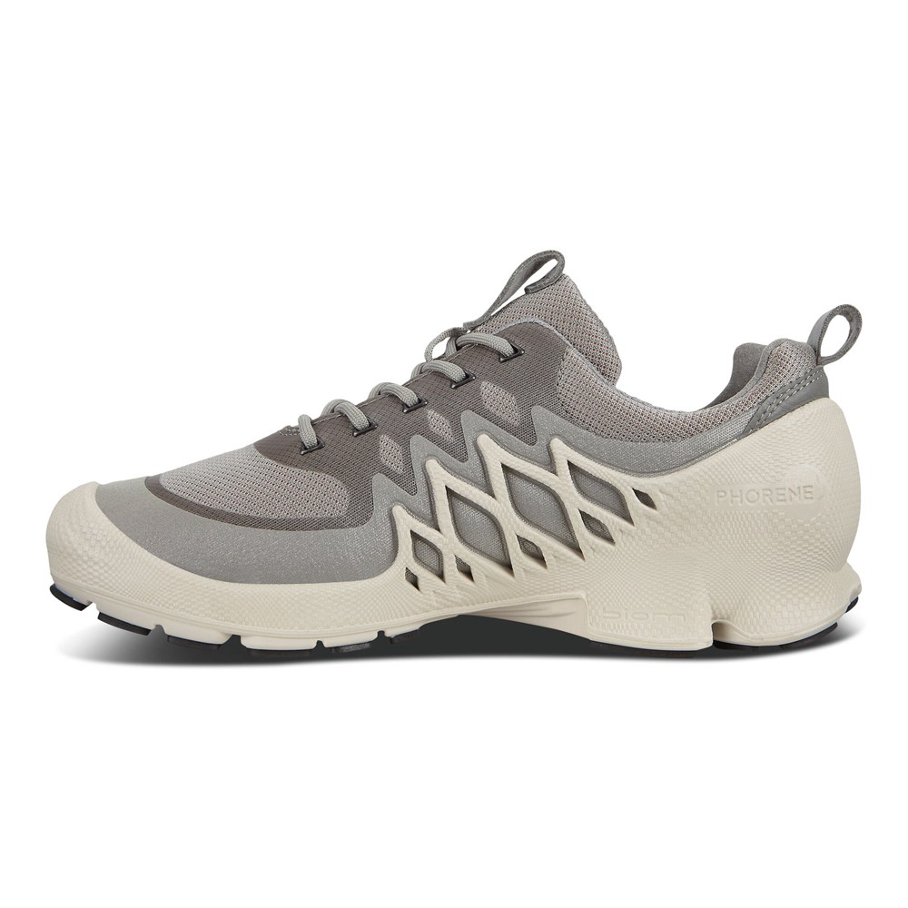 ECCO Womens Hiking Shoes Silver/Grey - Biom Aex Low Two-Tone - FBS-359701